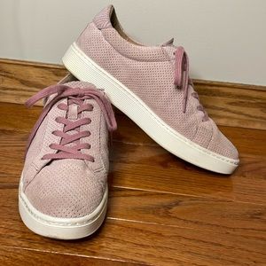 Söfft Pink Sparkle Perforated 100% Leather Women’s Sneakers 8 Colored Comfort